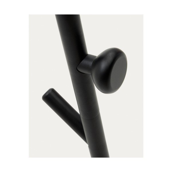 Fekete bükkfa fogas 46x170 cm Nadue – Kave Home-image-2