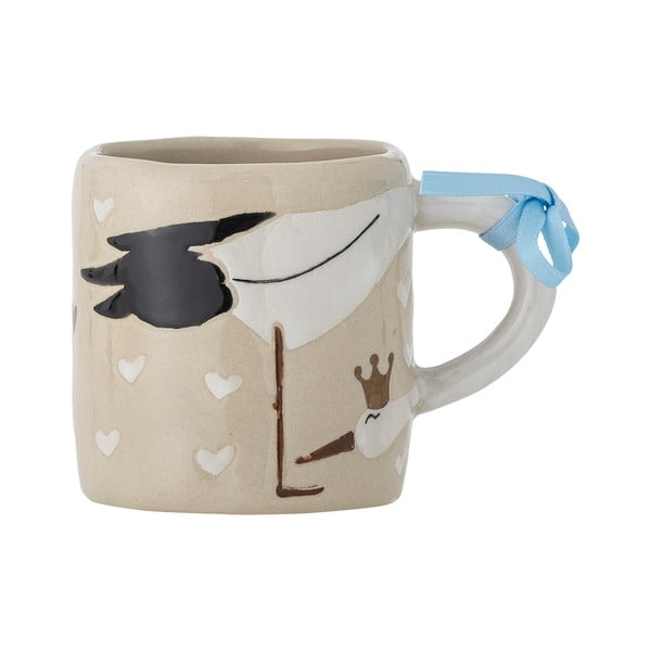 Bézs kerámia gyerek bögre 225 ml Bambino – Bloomingville Mini-image-3