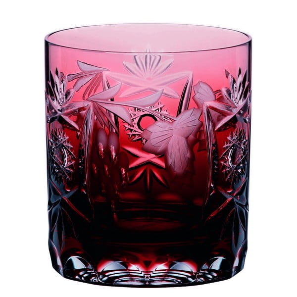 Traube Whisky Tumbler piros kristályüveg whiskys pohár, 250 ml - Nachtmann
