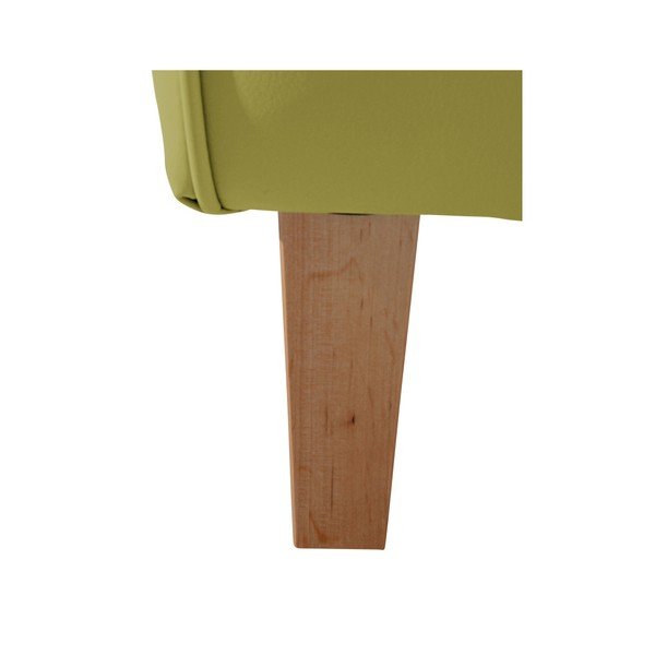 Lorris Leather Apple zöld műbőr füles fotel - Max Winzer-image-2