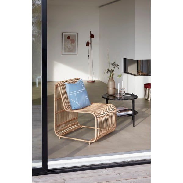 Frosted barna üveg váza, magasság 30 cm - Hübsch-image-1