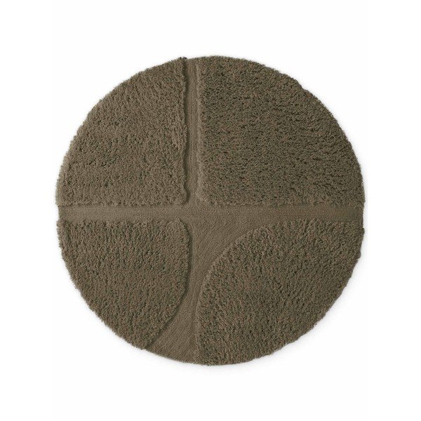 Khaki kézi szövésű kerek szőnyeg ø 160 cm Lambeth Jasper – Ted Baker