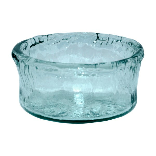 Artisana újrahasznosított üveg tál, ø 17 cm - Ego Dekor