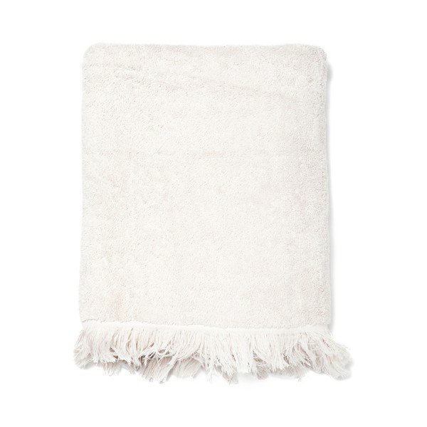 2-2 db krémszínű 100% pamut törölköző és fürdőlepedő, 50 x 90 + 70 x 140 cm - Bonami Selection-image-1