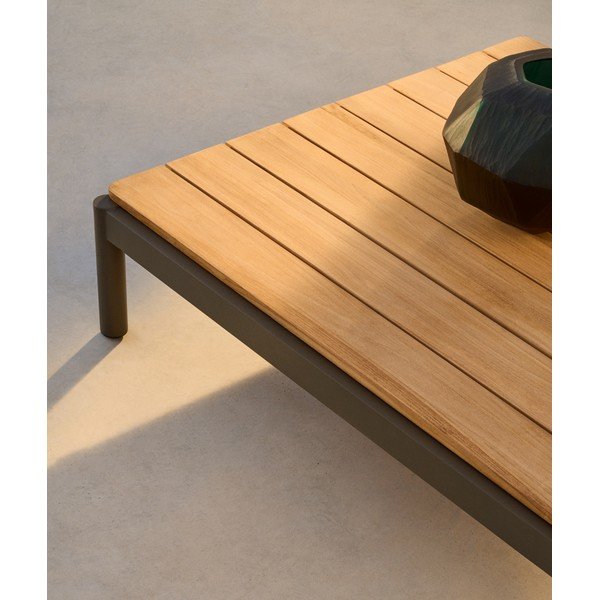 Teakfa kerti dohányzóasztal 89x91 cm Sorells – Kave Home-image-2