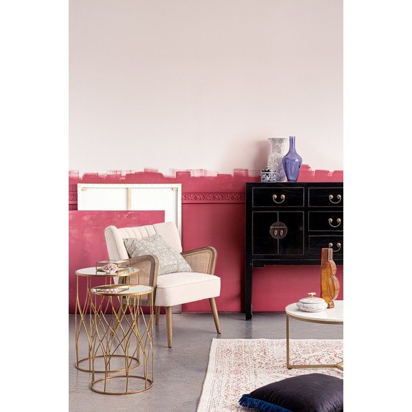 Bézs bársony fotel Virna – Bizzotto-image-1