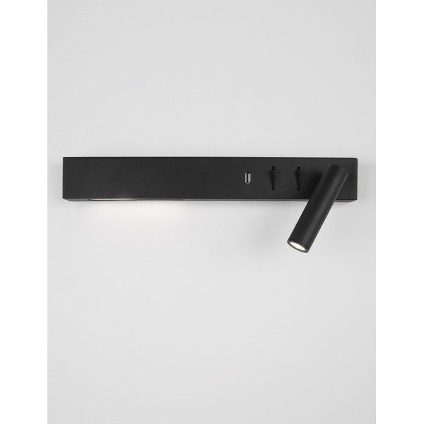 Matt fekete fém LED fali lámpa hajlítható szerkezettel-USB csatlakozóval Vida – Nova Luce-image-4