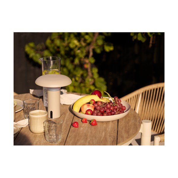 Fém kerek kerti étkezőasztal ø 90 cm Abela – House Nordic-image-3