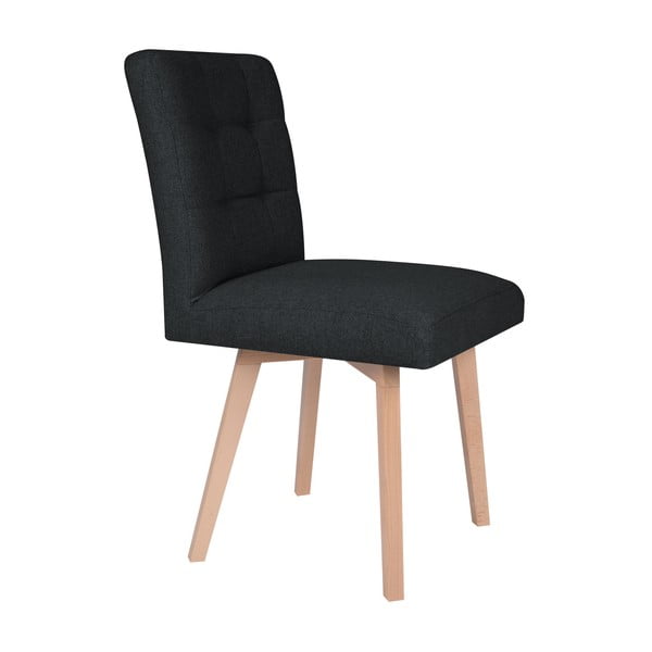 Tulip fekete étkezőszék - Mazzini Sofas-image-1