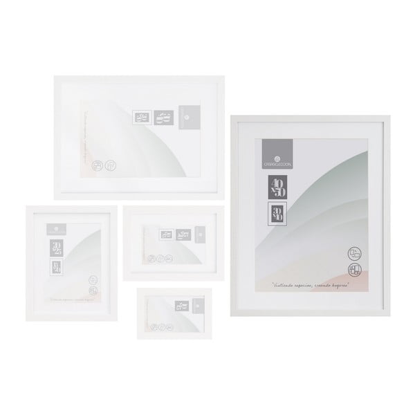 Fehér fali képkeret 42x52 cm Sencillo – Casa Selección-image-1