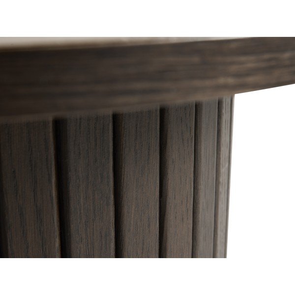 Kerek tárolóasztal kerámia asztallappal ø 50 cm Enna – Unique Furniture-image-3