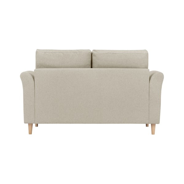 Smooth kétszemélyes bézs kanapé - Kooko Home-image-3