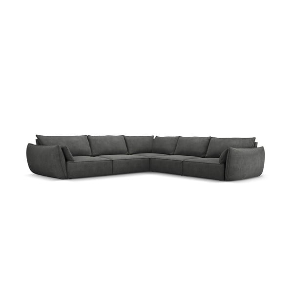 Szürke sarokkanapé (variálható) Vanda – Mazzini Sofas-image-2