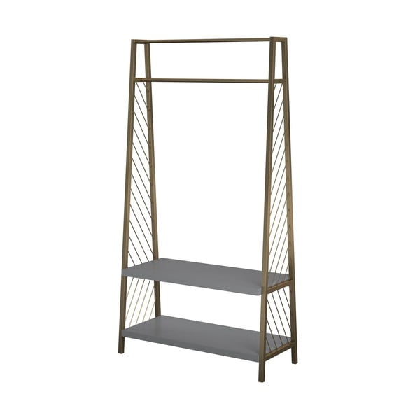 Brielle szürke-aranyszínű előszoba bútor - CosmoLiving by Cosmopolitan-image-3