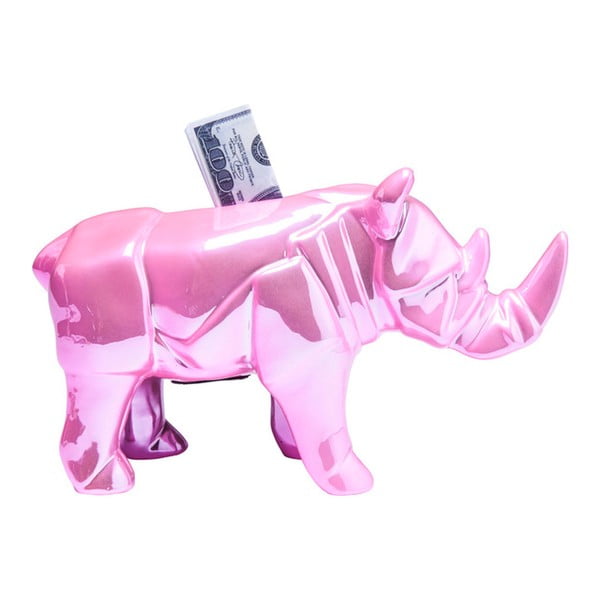 Rhino Glossy rózsaszín persely - Kare Design