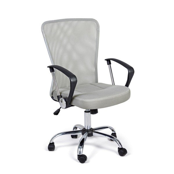 Világosszürke kárpitozott irodai szék Brisbane – Yes Everyday