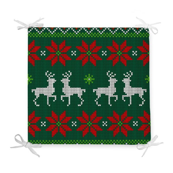 Holly karácsonyi pamutkeverék székpárna, 42 x 42 cm - Minimalist Cushion Covers