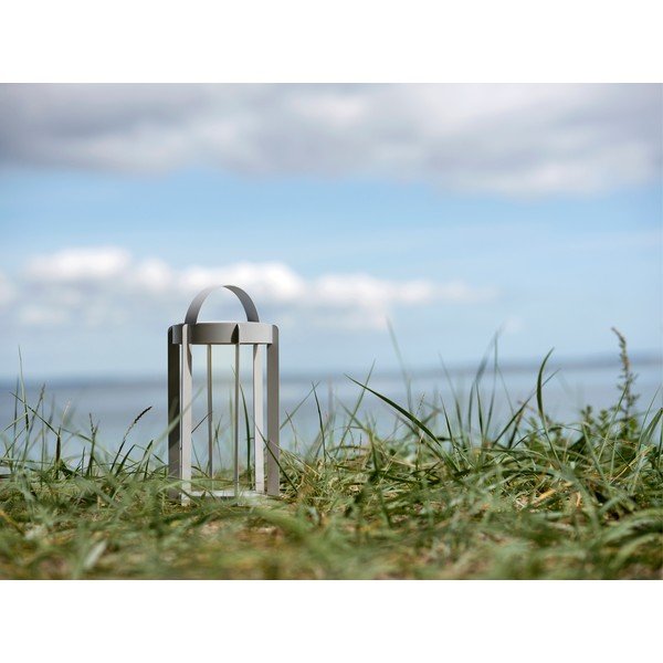 Világosszürke USB kültéri LED lámpás (magasság 30 cm) Firefly – Zone-image-1