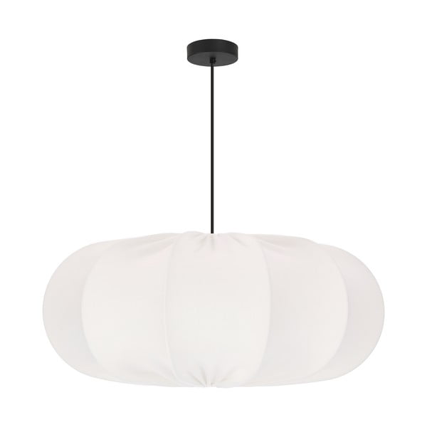 Fehér függőlámpa textil búrával ø 52 cm Cafee – Candellux Lighting
