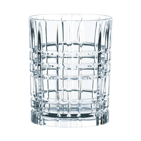 Square Whiskey Set 4 db kristályüveg pohár, 345 ml - Nachtmann
