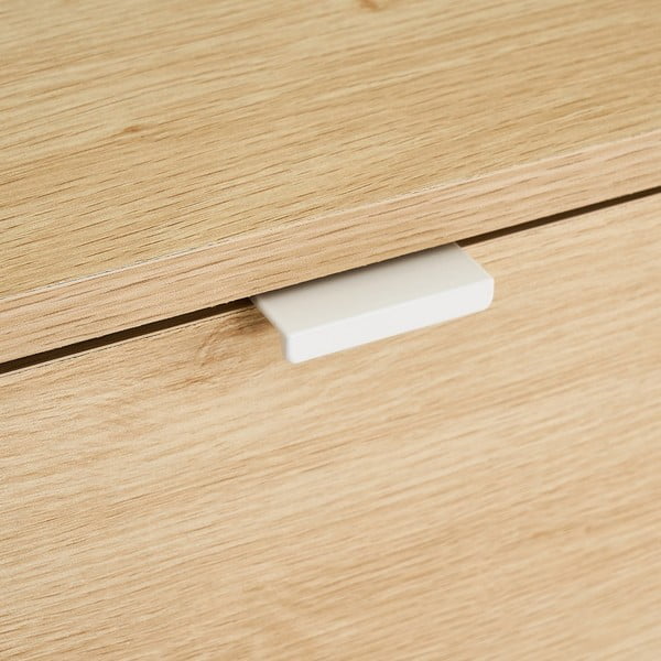 Natúr színű magas komód nyírfa dekorral 60x97,5 cm – Casa Selección-image-1