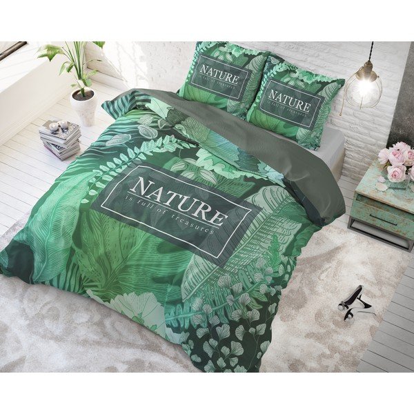 Organic Nature egyszemélyes pamut ágyneműhuzat, 140 x 200/220 cm - Pure Cotton-image-2