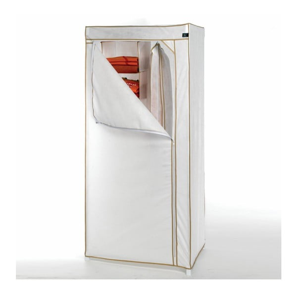 Wardrobe X1 fehér textil gardróbszekrény - Compactor-image-2