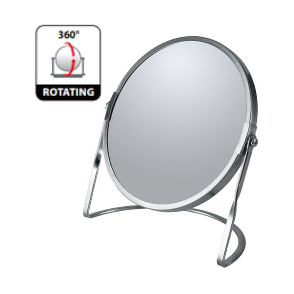 Kozmetikai nagyítós tükör (ötszörös nagyítás) ø 18 cm Akira – Spirella-image-3