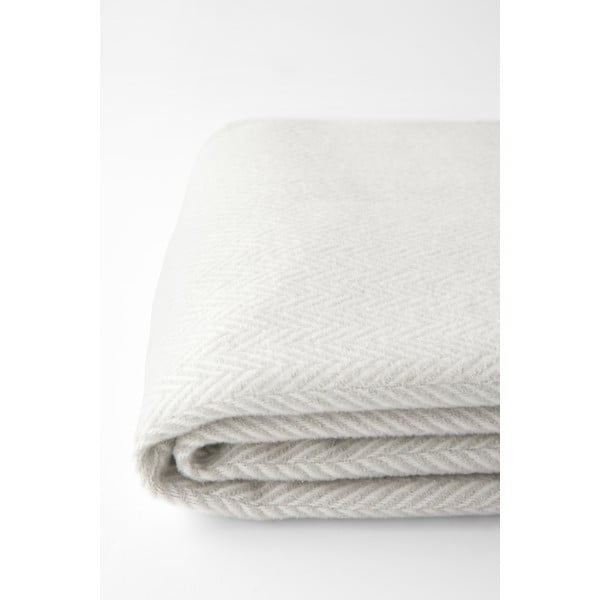 Skyline világosszürke pamutkeverék pléd, 140 x 180 cm - Euromant-image-1