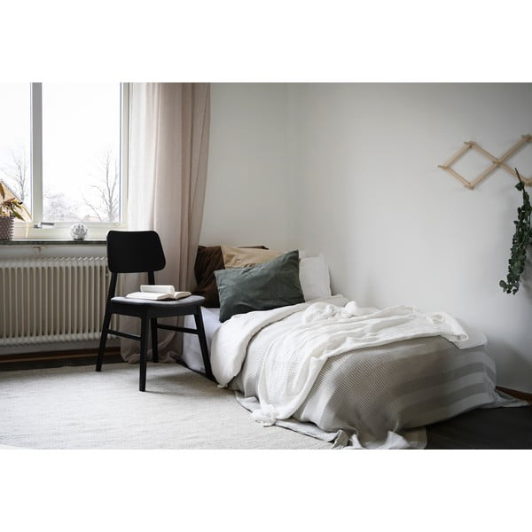 Nagano fekete étkezőszék sötétszürke ülőrésszel - Rowico-image-3