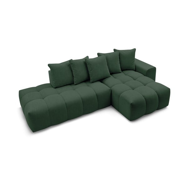 Zöld sarokkanapé (jobb oldali) Mont-Blanc – Bobochic Paris-image-4