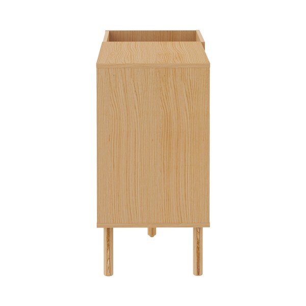 Alacsony lemezjátszó tartó szekrény tölgyfa dekorral 100x80 cm Viny - TemaHome-image-4