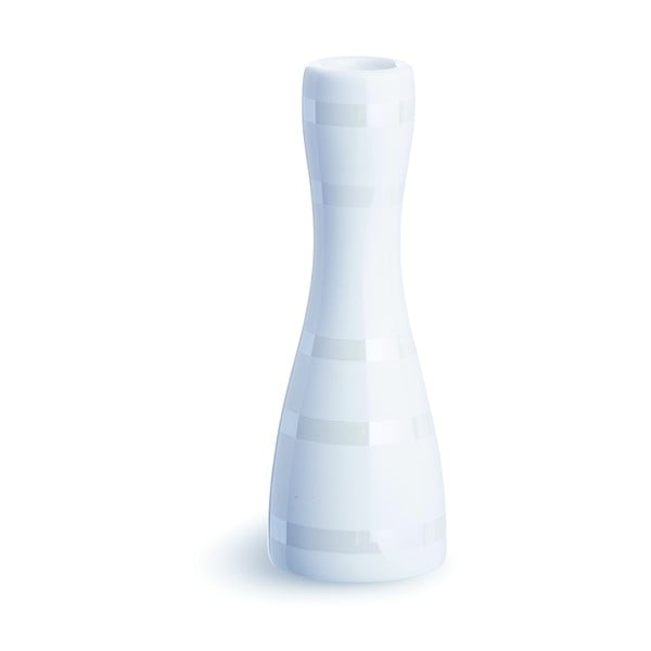 Omaggio fehér agyagkerámia gyertyatartó, magasság 16 cm - Kähler Design
