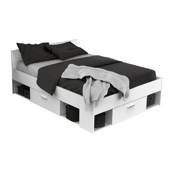 Frank fehér ágy, 140 x 200 cm - Demeyere