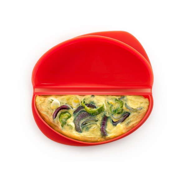 Piros szilikon omlett készítő forma - Lékué-image-2
