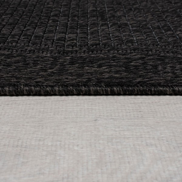 Sötétszürke kültéri szőnyeg 160x230 cm Weave – Flair Rugs-image-4