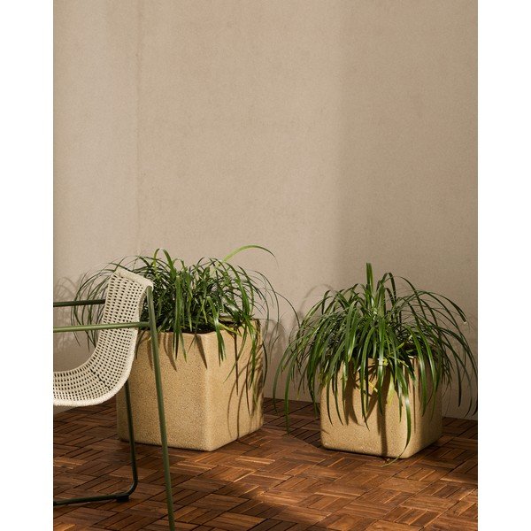 Műkő kaspó szett 2 db-os Minoa – Kave Home-image-1