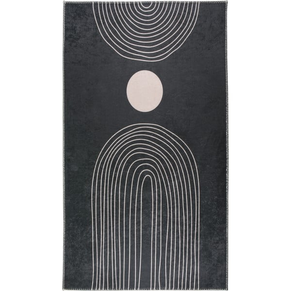 Antracitszürke mosható szőnyeg 120x160 cm – Vitaus