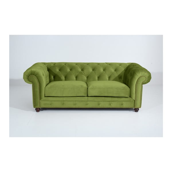 Orleans Velvet zöld kanapé, 216 cm - Max Winzer
