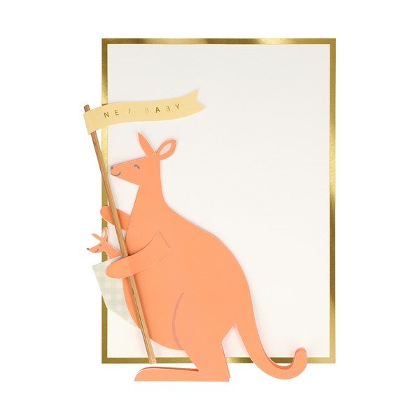 Üdvözlőlap Baby Kangaroo – Meri Meri-image-1