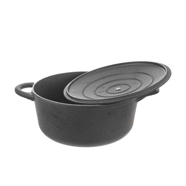 Indukciós tűzhelyhez alkalmas öntöttvas edény fedővel 4 l LITINA – Orion-image-4
