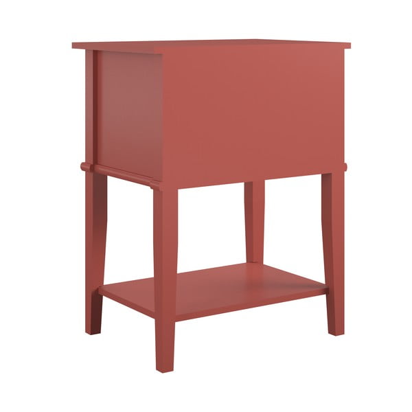 Téglavörös éjjeliszekrény Franklin – Støraa-image-3