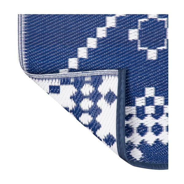 Amber kék-fehér kültéri szőnyeg, 120 x 180 cm - Green Decore-image-3
