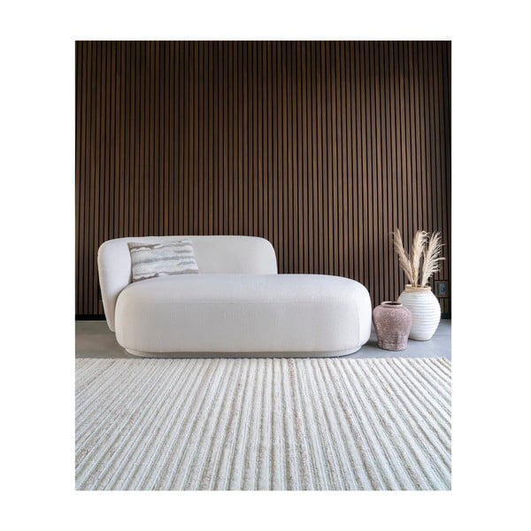 Krémszínű kézi szövésű gyapjú futószőnyeg 80x180 cm Mango – House Nordic-image-1