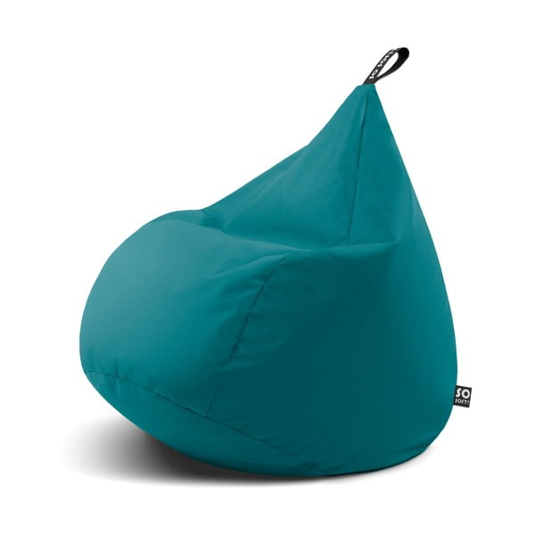 Türkiz babzsákfotel Drop XL – So Soft?