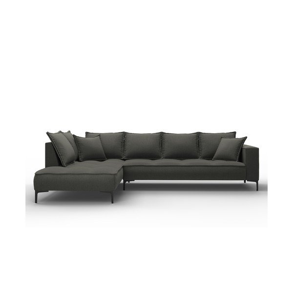 Zelda sötétszürke sarokkanapé, bal oldalas - Interieurs 86-image-2