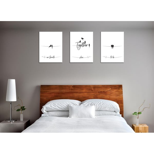 Kép szett 3 db-os 30x40 cm – Wallity-image-2