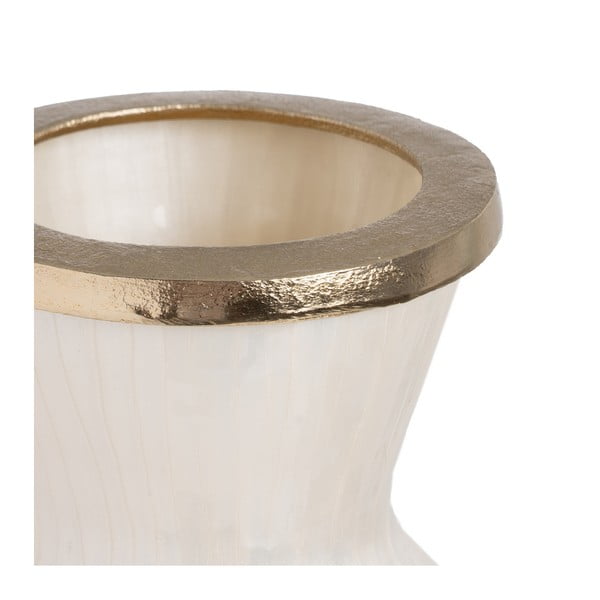 Fehér üveg magas váza (magasság 57 cm) Linea – Ixia-image-1