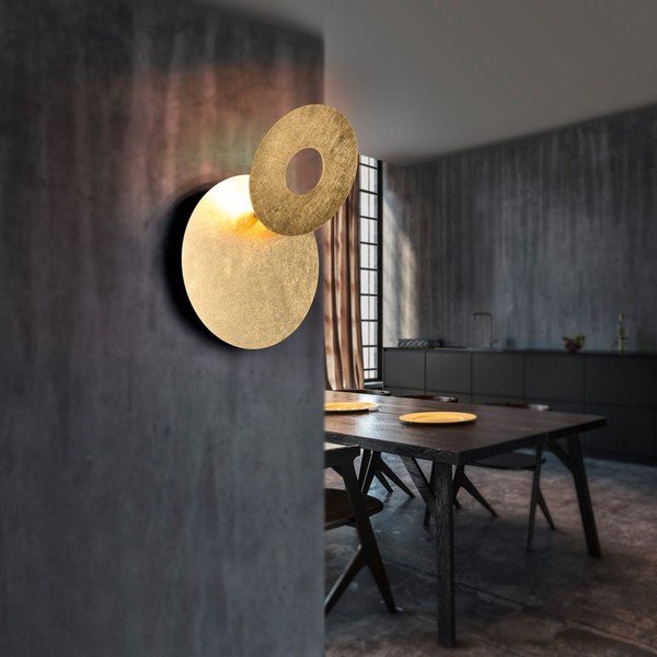 Aranyszínű LED fali lámpa Leano – Trio-image-4