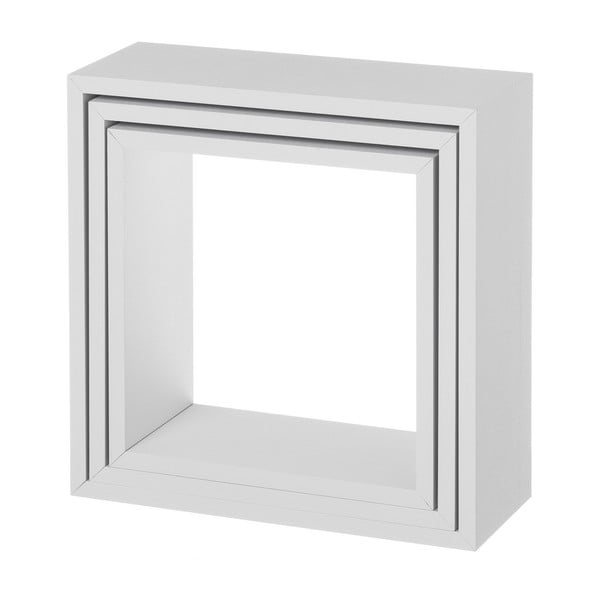 Fehér polc készlet 3 db-os – Casa Selección-image-4